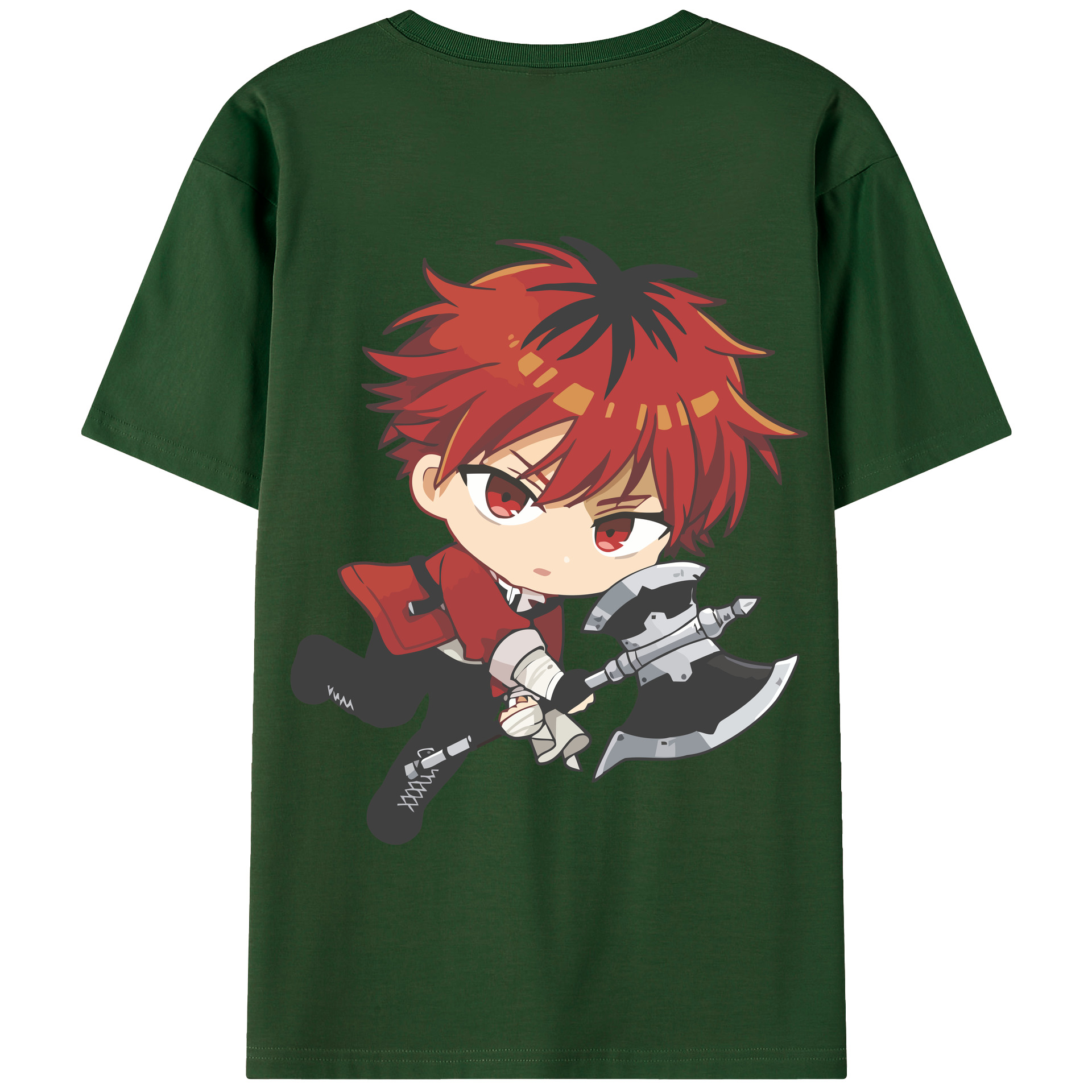 （画像用） 葬送のフリーレン Frieren 綿100％半袖Tシャツ（背面プリント）